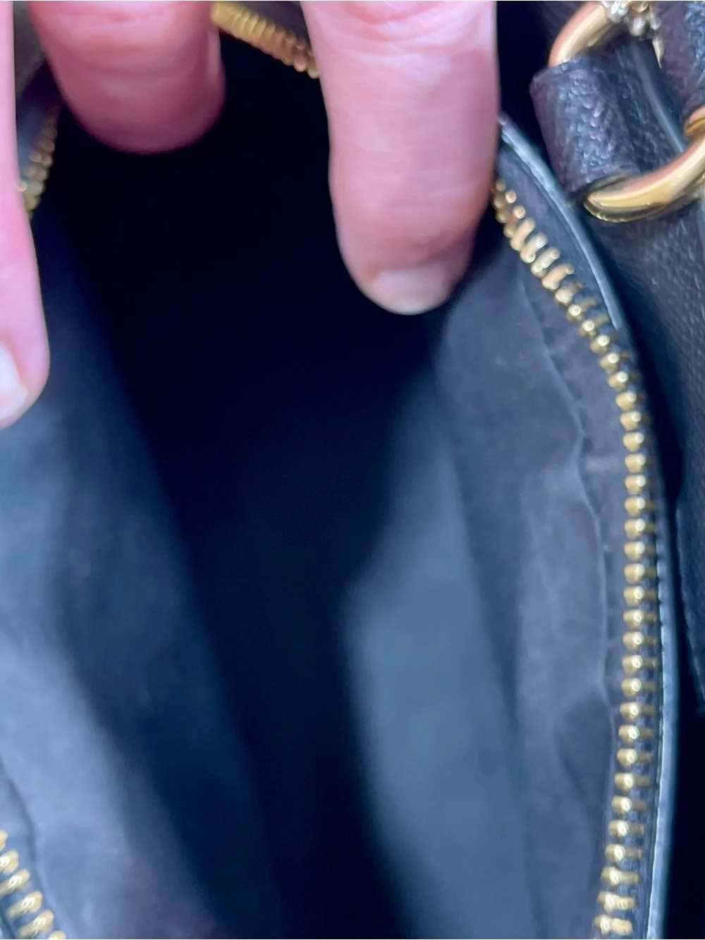 Coach Black Leather Satchel with Removable Strap and Gold Hardware